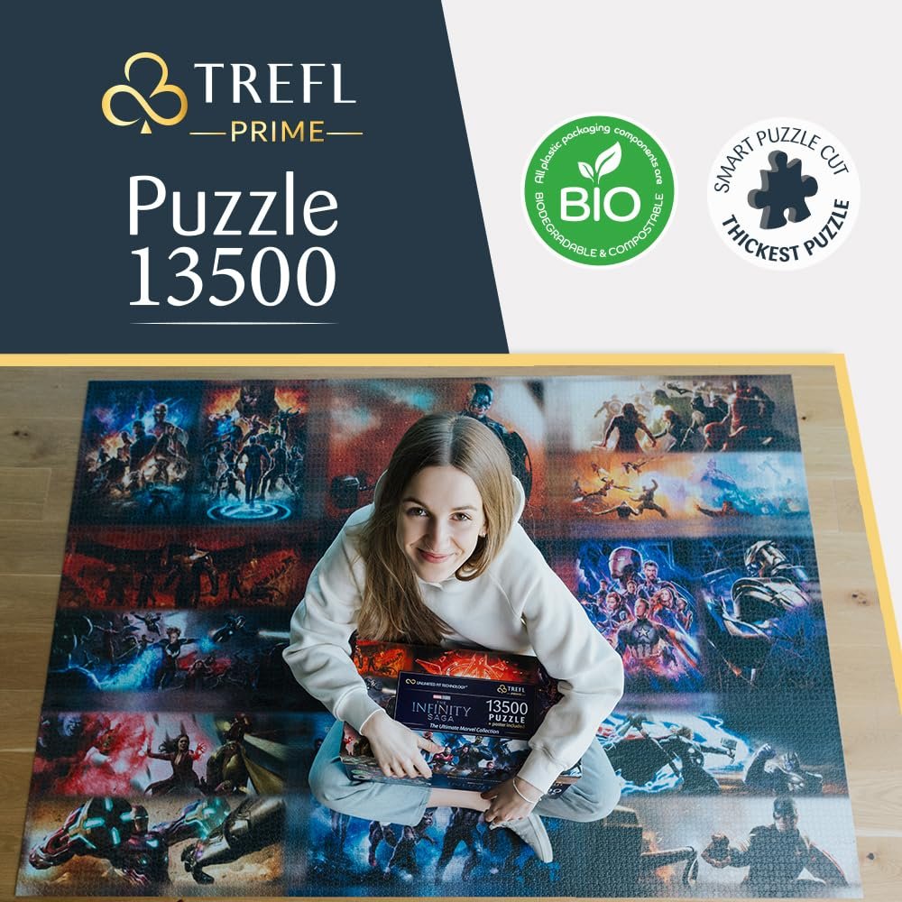 Пазл Trefl Prime UFT Marvel The Ultimate Marvel Collection 13500 деталей Marvel Коллаж, фото №3 Пазл Trefl Prime UFT Marvel The Ultimate Marvel Collection 13500 деталей Marvel Коллаж, фото №3