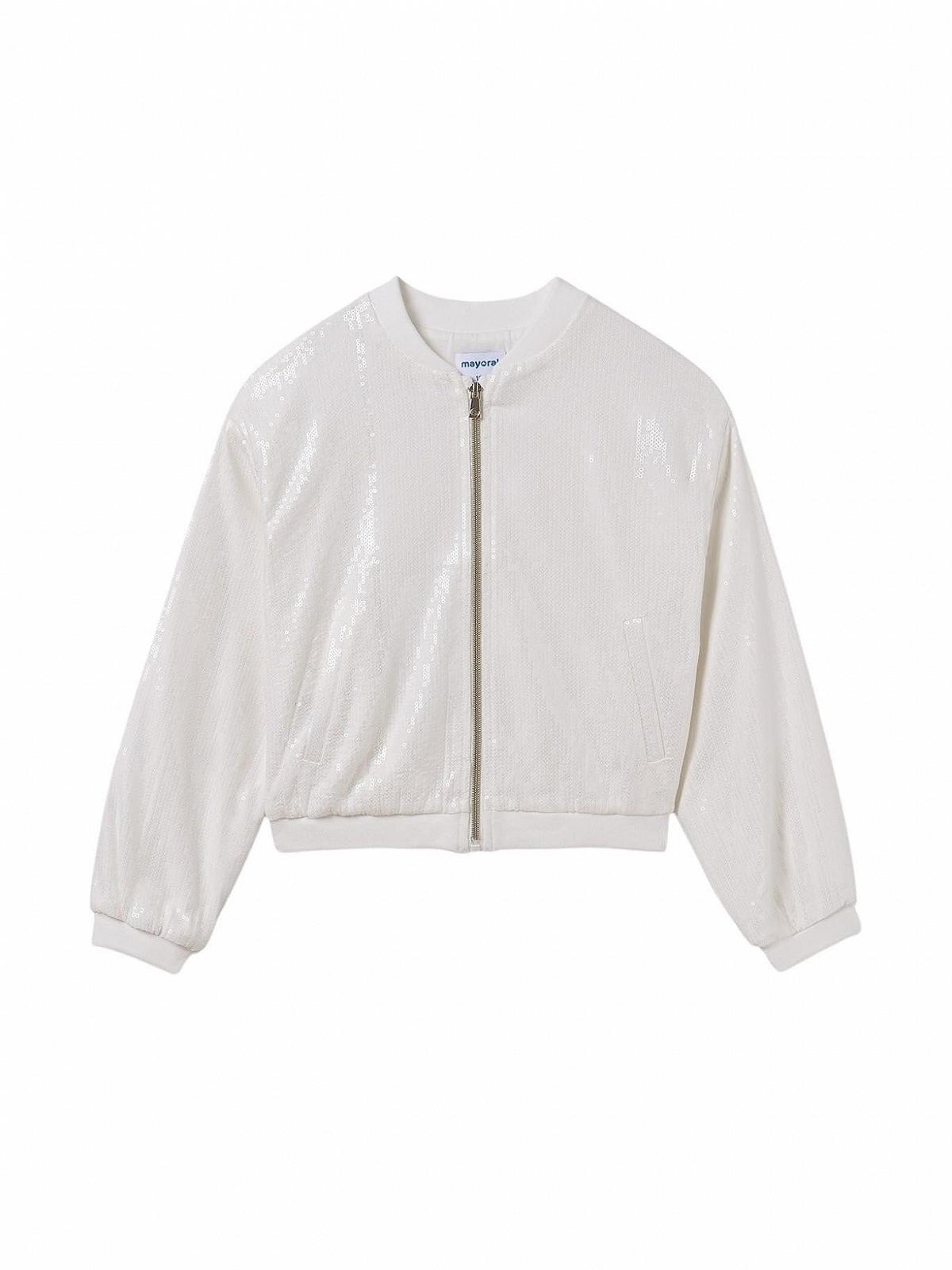 Бомбер Mayoral Блискітки для дівчаток Raw, фото №1 Бомбер Mayoral Блискітки для дівчаток Raw, фото №1