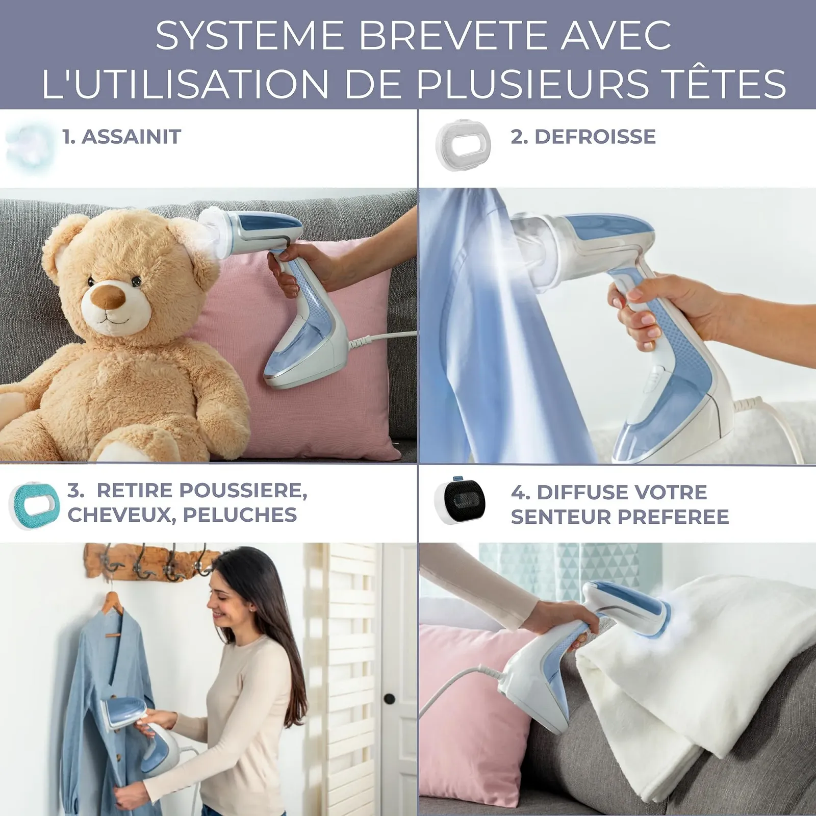 Отпариватель Calor Pure Tex DT9531C0 4 в 1 1700 Вт, фото №7