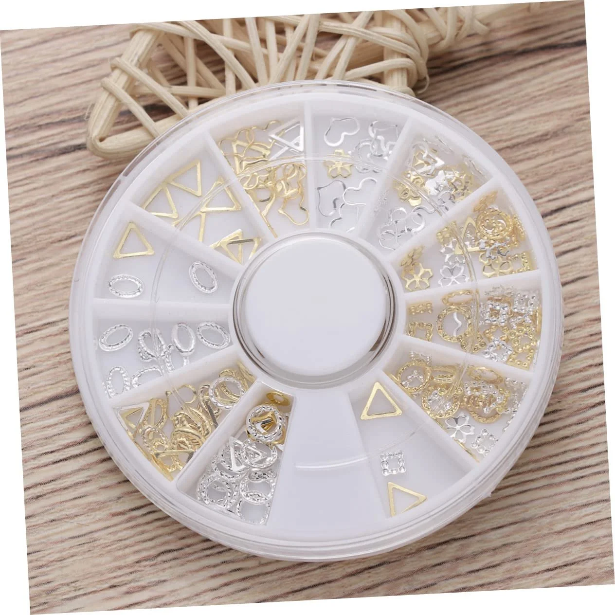 Украшение для ногтей Металл Бриллианты 3 шт., фото №7