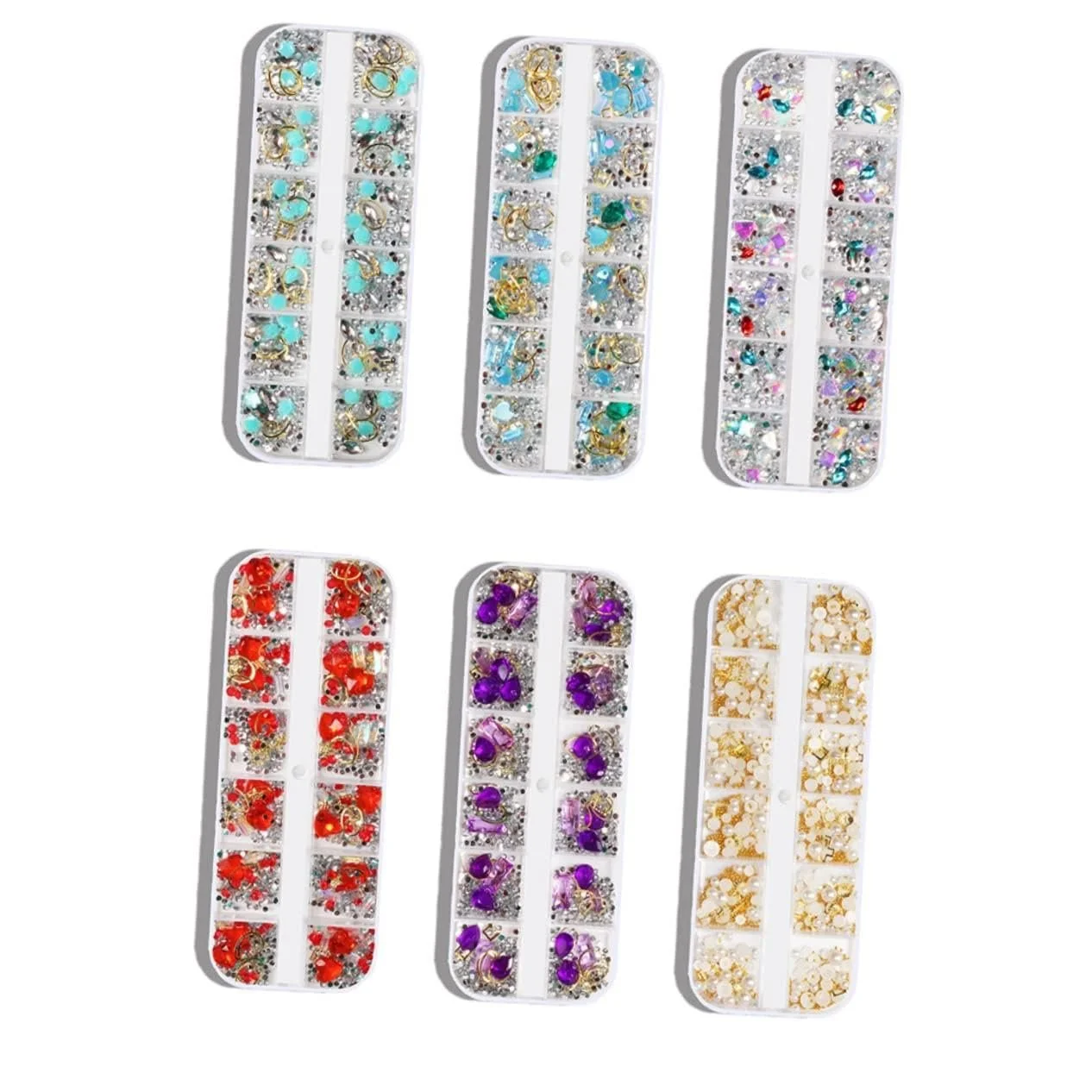 Украшения для ногтей WOONEKY, 5 шт., фото №1