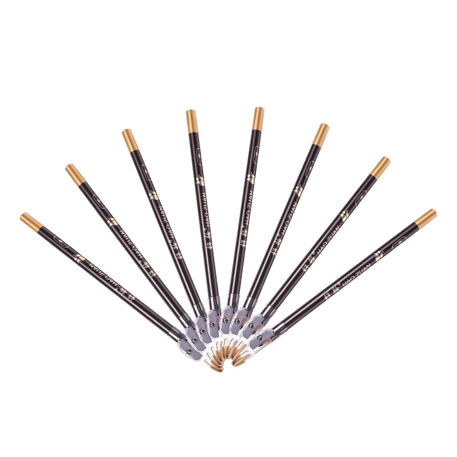 Карандаш Ipetboom Make-up-Zubehör 8шт для бровей Водостойкий Бамбук, фото №1