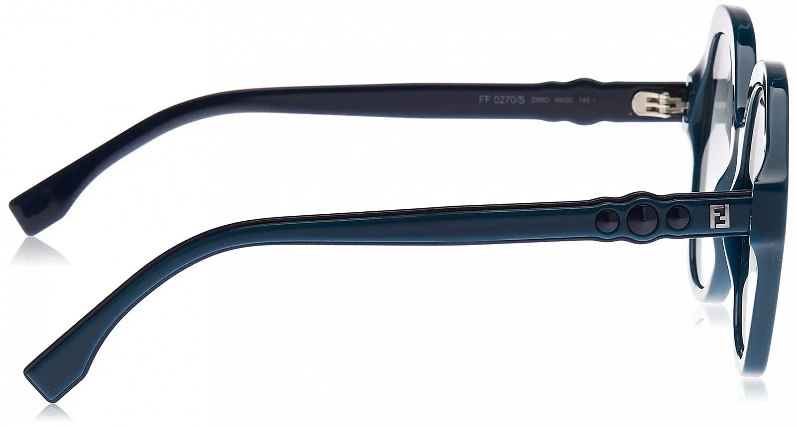 Сонцезахисні окуляри Fendi FF 0270/S ZI9/9O Великі, 56, Синій, Бірюзовий, фото №3 Сонцезахисні окуляри Fendi FF 0270/S ZI9/9O Великі, 56, Синій, Бірюзовий, фото №3