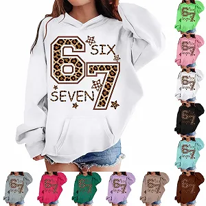 Дівчачий худі з леопардовим принтом synthetic.ua - Фото 1