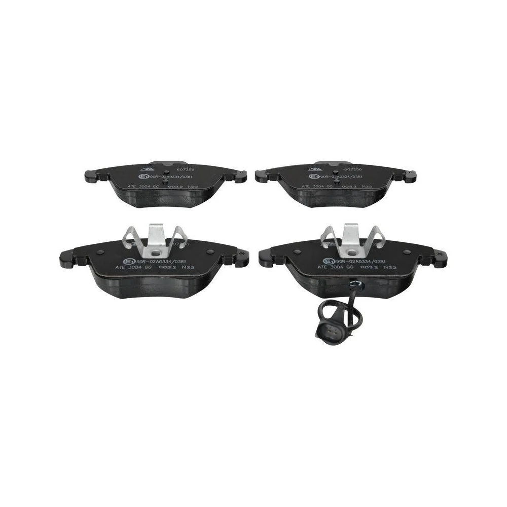 Комплект гальмівних колодок, дискове гальмо ATE 13.0460-7256.2 для VAG передня вісь, фото №1