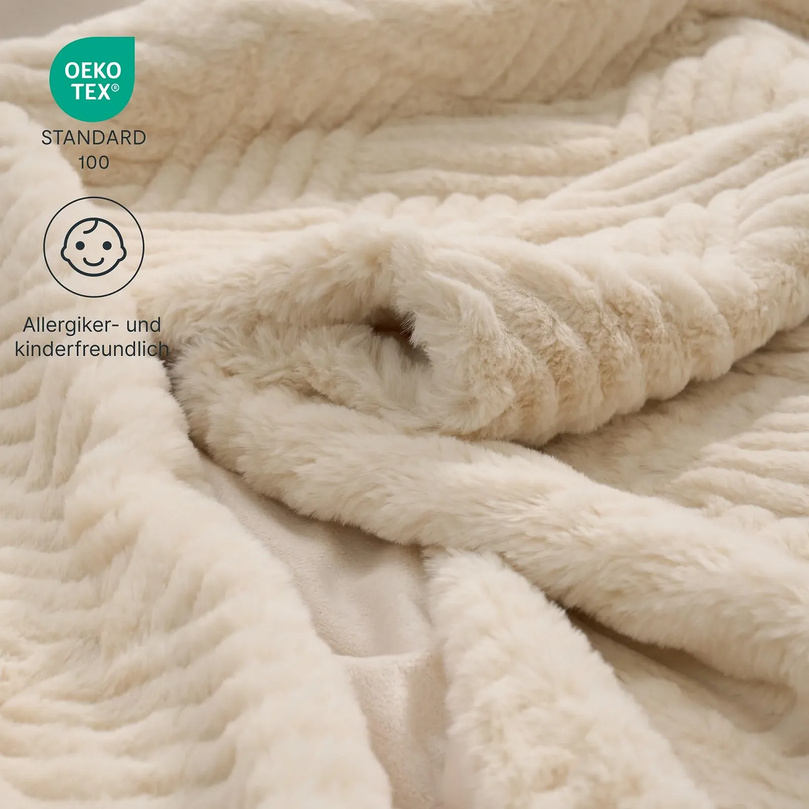 Покривало FLEXISPOT 150 x 150 см - Двостороння ультрам'яка, 100% поліестер, 500 GSM/180 GSM, фото №2 Покривало FLEXISPOT 150 x 150 см - Двостороння ультрам'яка, 100% поліестер, 500 GSM/180 GSM, фото №2