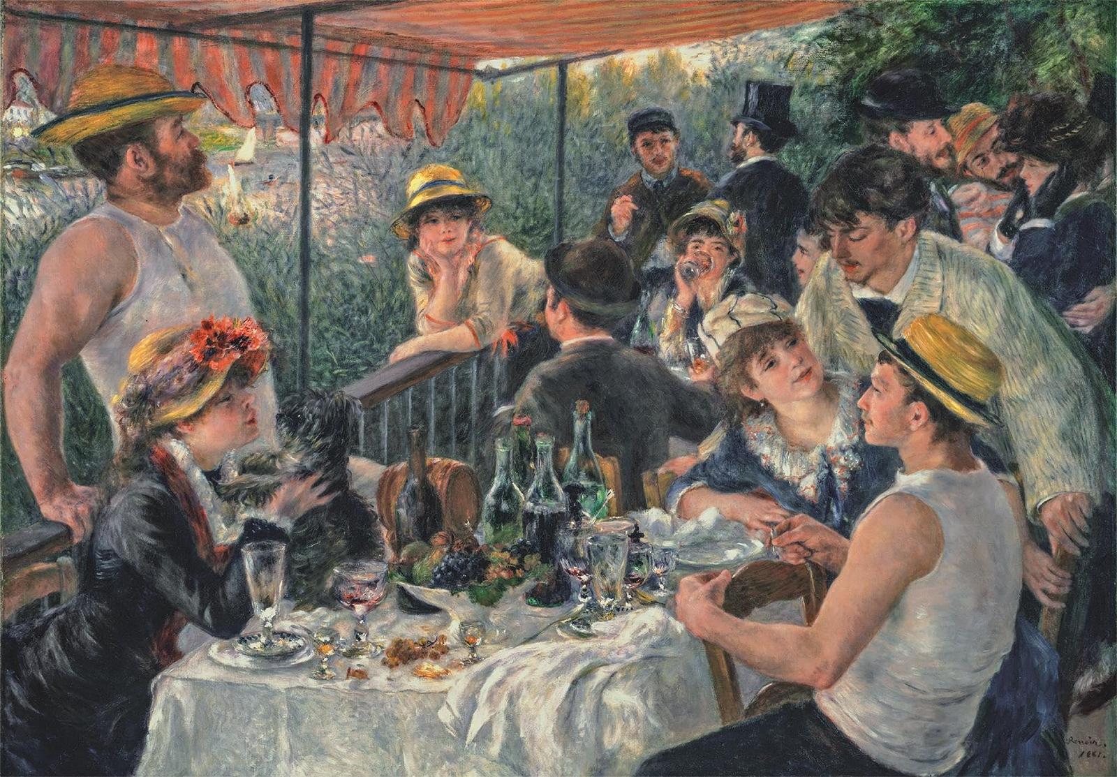 Пазл Clementoni Collection Museum Завтрак гребцов 1000 деталей Compact Box 37063, фото №2