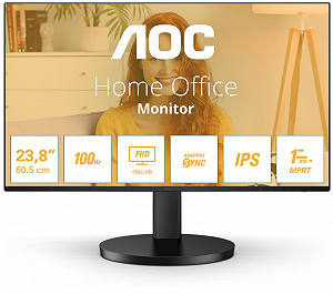 Монитор AOC 24B3HA2 24 дюйма Full HD Чёрный synthetic.ua - Фото 1
