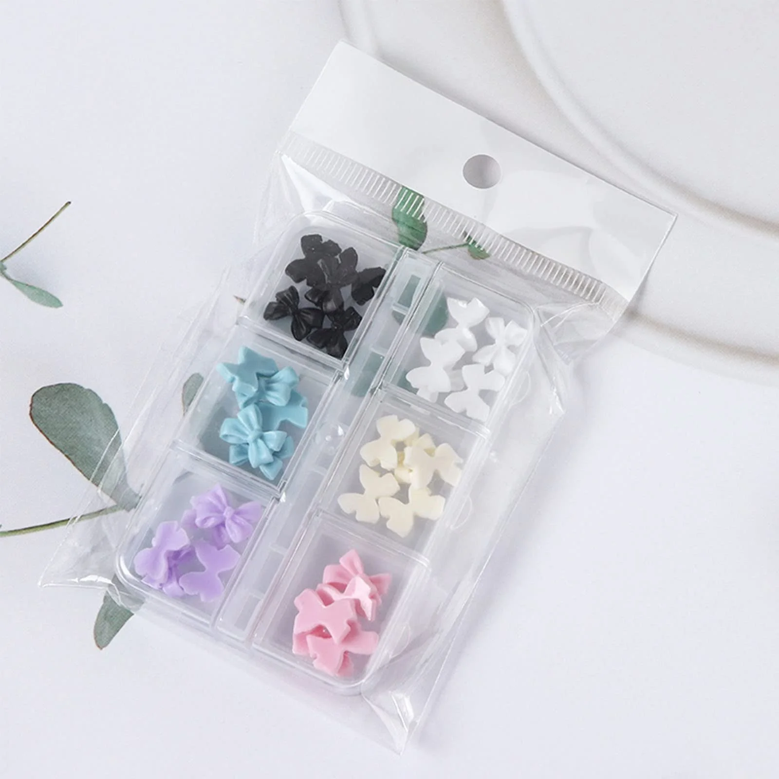 Украшения для ногтей Бант Красный Простой бант 3D 30 шт, фото №8