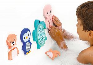 Игрушка для ванны JBM LUDI Mix & Match 4 Пенопластовые животные для уборки synthetic.ua - Фото 1