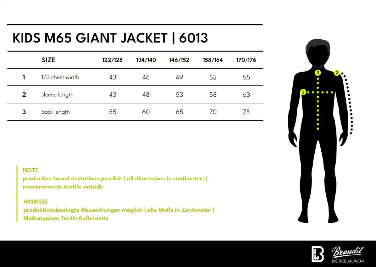 Куртка Brandit M65 Giant Parka Unisex Дитяча, фото №3