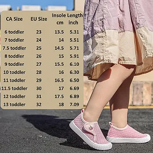 Кросівки DADAWEN Дитяче Кросівки Легкі для школи з застібкою-липучкою для дівчаток synthetic.ua - Фото 1