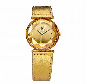 Купить Женские часы JOWISSA Cubic Zirconia Золотой Кожаный ремешок - Фото 1 Женские часы JOWISSA Cubic Zirconia Золотой Кожаный ремешок - Фото 1