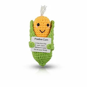 Игрушка NQEUEPN Mini Positive Corn 12,5 см жёлтый - Фото 1