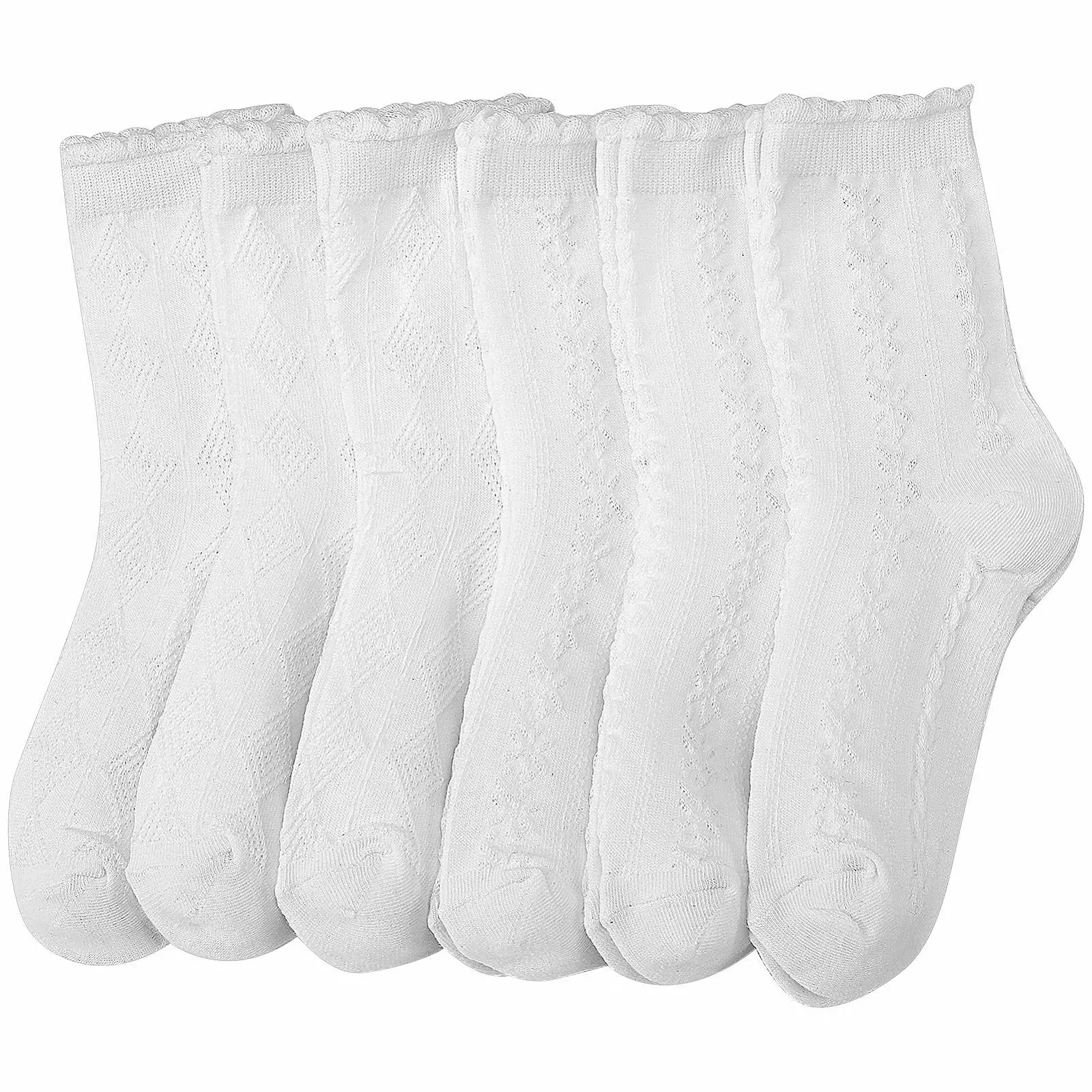 Шкарпетки з оборками Жіночі 35-40 Бавовняні, фото №8 Шкарпетки з оборками Жіночі 35-40 Бавовняні, фото №8