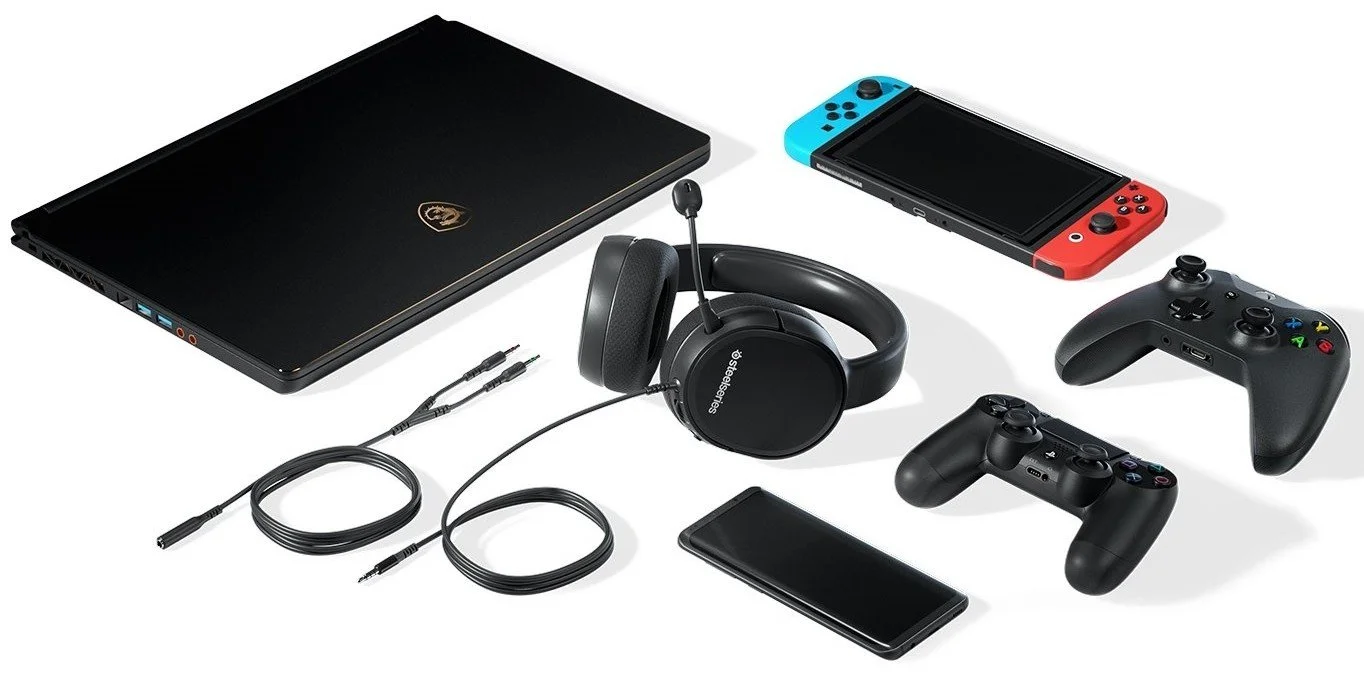 Провідні навушники Steelseries Arctis 1 / Активне шумозаглушення / ENC / Чорні, фото №6