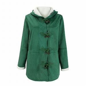 Куртка hehiy зимова стьобана з капюшоном зі штучного хутра synthetic.ua - Фото 1