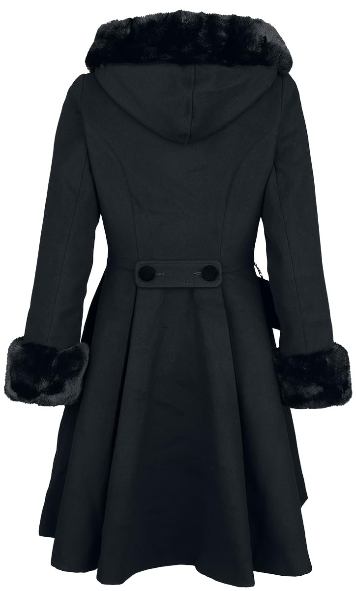 Пальто Hell Bunny Oita Жіноче Чорний Gothic, фото №2 Пальто Hell Bunny Oita Жіноче Чорний Gothic, фото №2