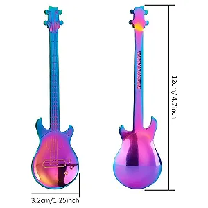 Набір з 2 гітарних ложок для кави synthetic.ua - Фото 1