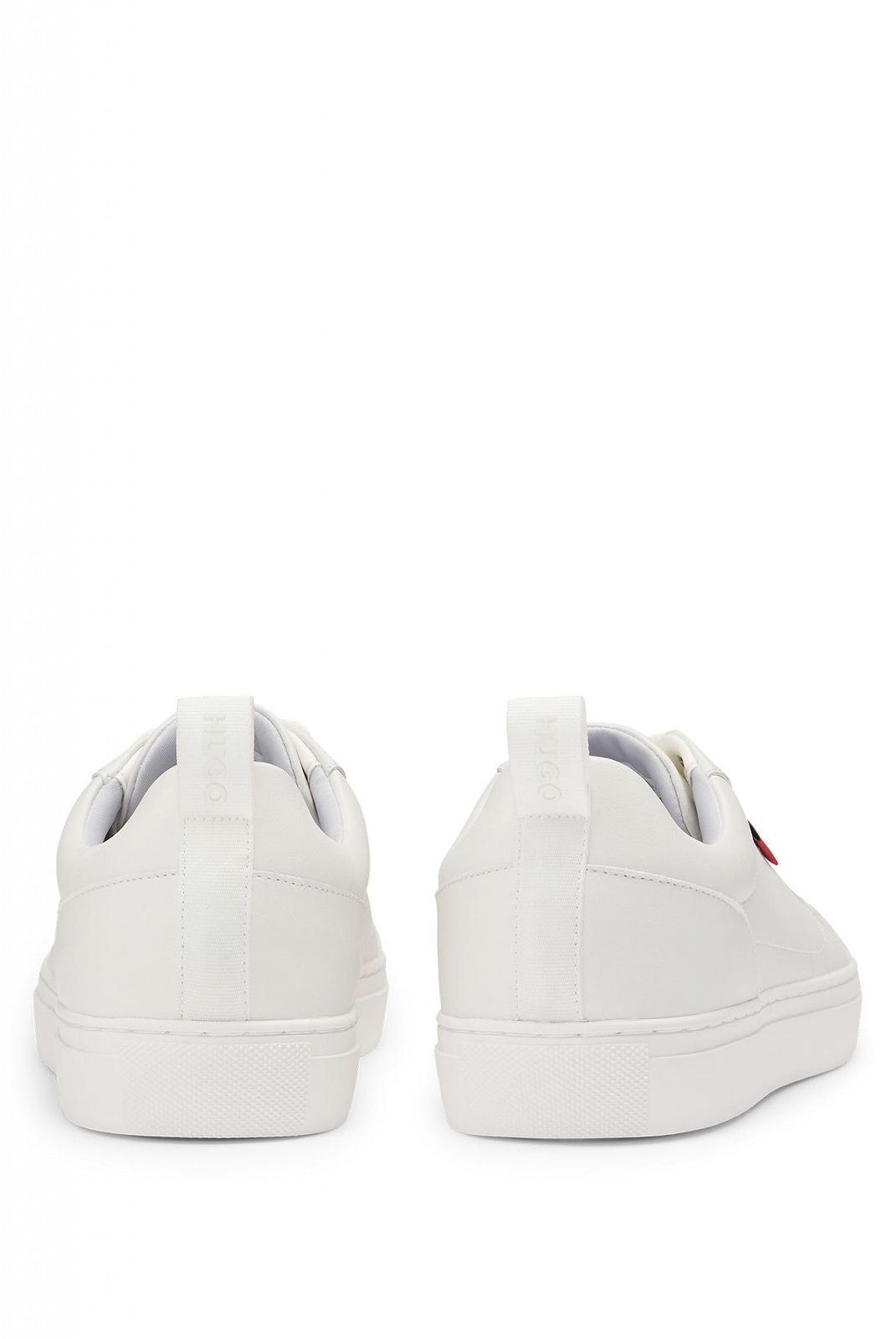 Кросівки HUGO Morrie Tenn зі штучної шкіри з червоним логотипом, фото №5