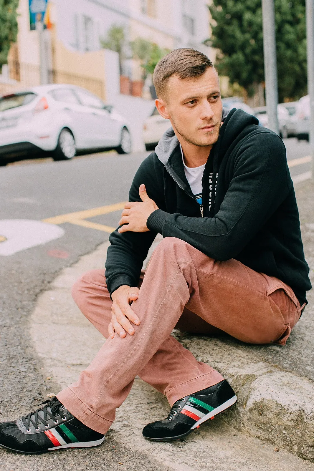 Кросівки Luvanni Чоловічі Повсякденні Смужки Італійський дизайн Низькі зі шкіри та замші, фото №3