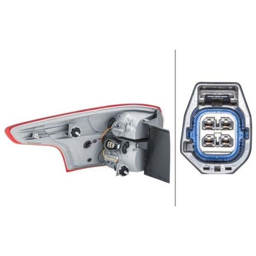 Задний фонарь HELLA 2VA 354 995-161 для FORD правый, фото №2