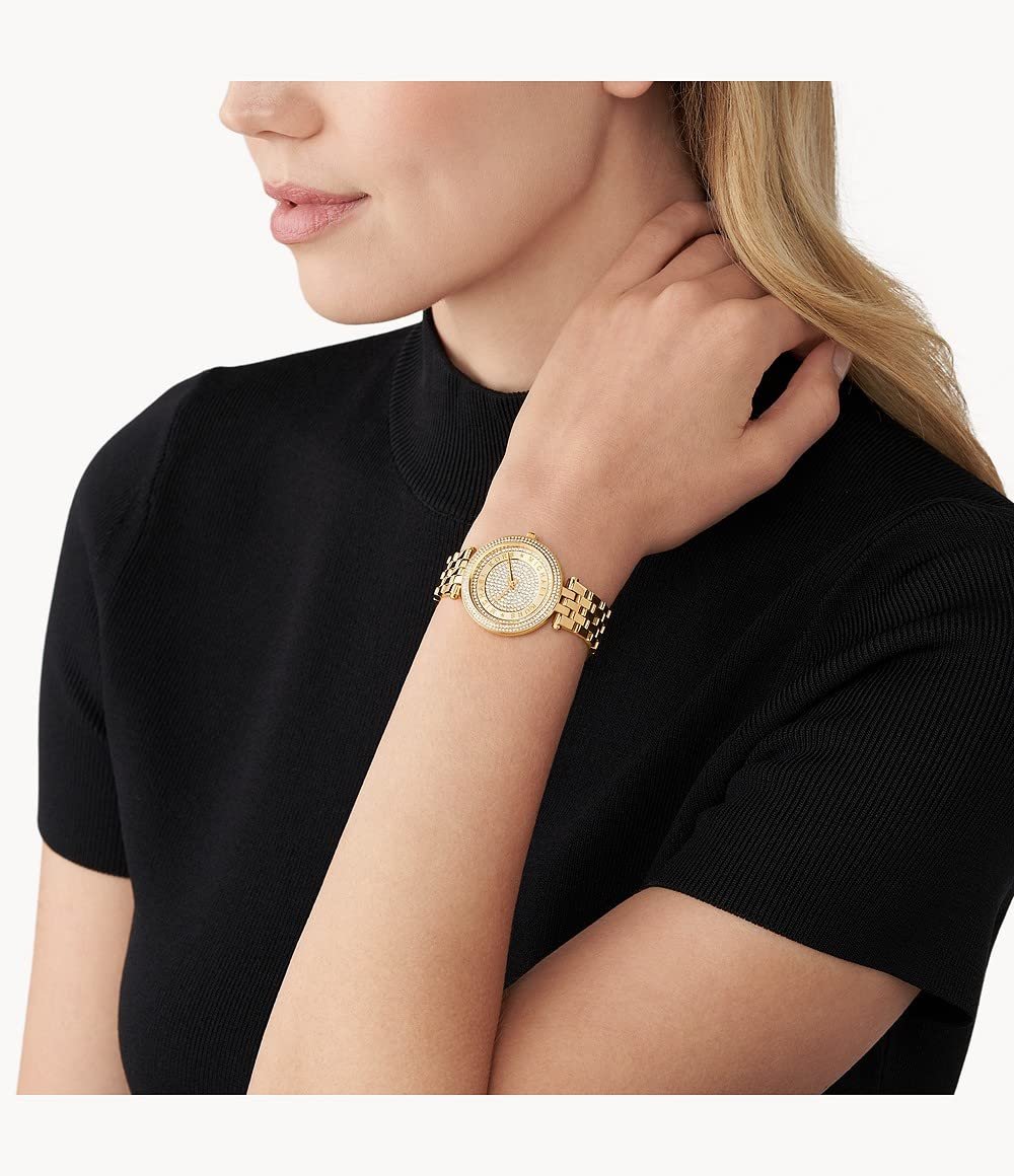 Жіночий наручний годинник Michael Kors Darci Collection Золотий нержавіюча сталь MK4673, золотий, Браслет, фото №4