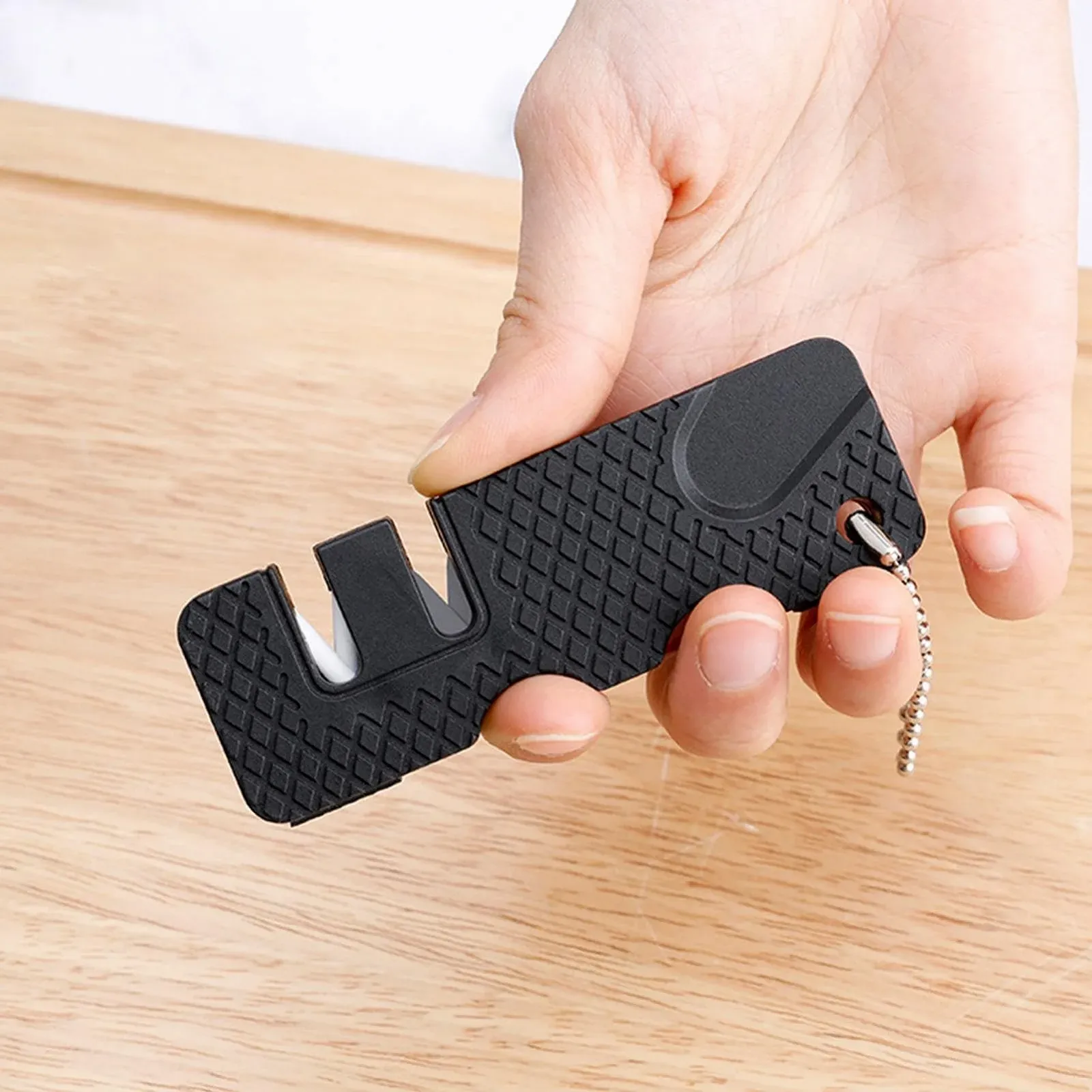 Точило для ножів Small Manual з ланцюжком Tungsten Steel, фото №4 Точило для ножів Small Manual з ланцюжком Tungsten Steel, фото №4