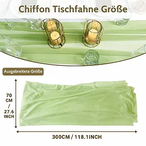 Купити Дорожка на стіл Chiffon 70 x 300 см Рожева - Фото 1 Дорожка на стіл Chiffon 70 x 300 см Рожева - Фото 1