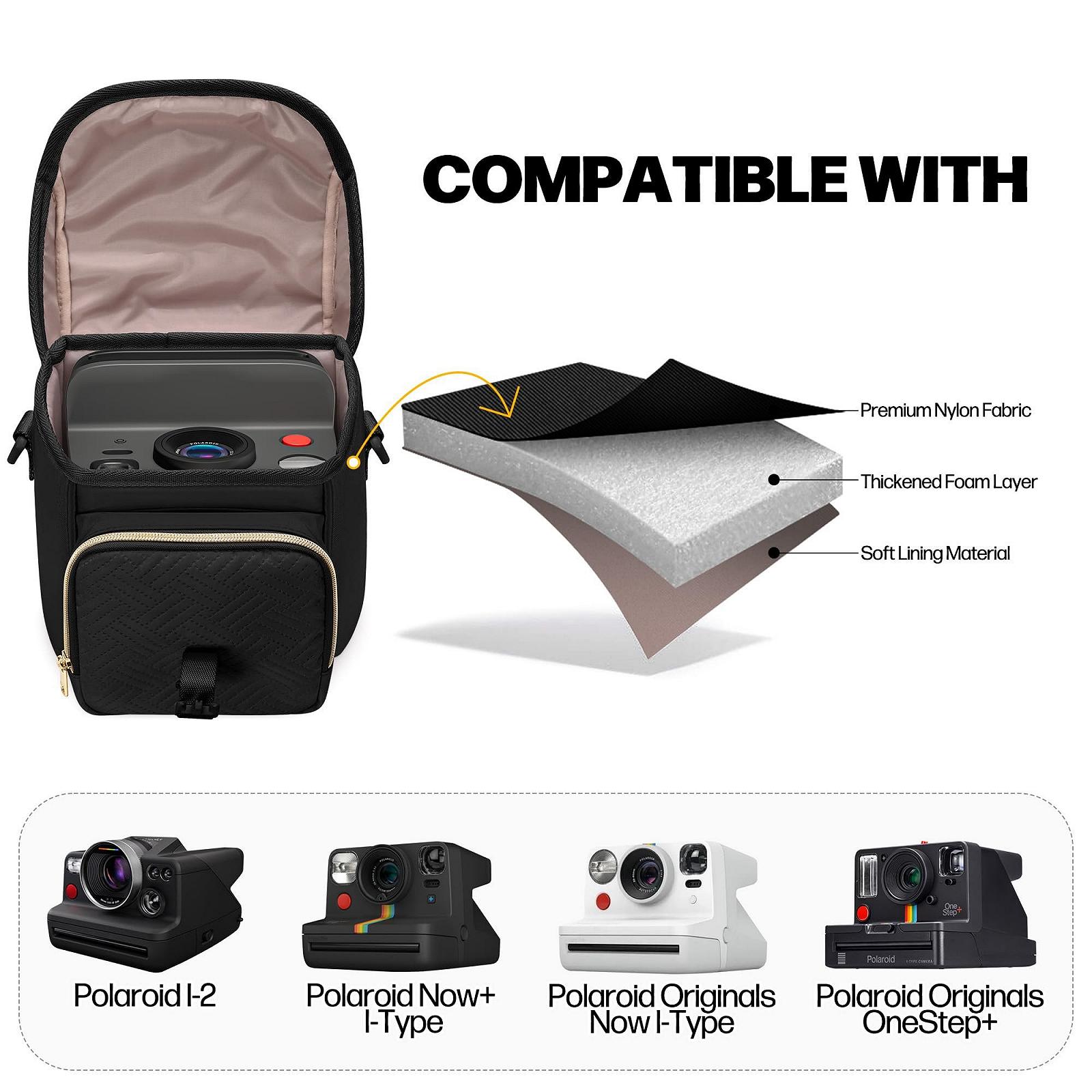Сумка для камеры Polaroid Now/OneStep Adjustable Strap Black, фото №3