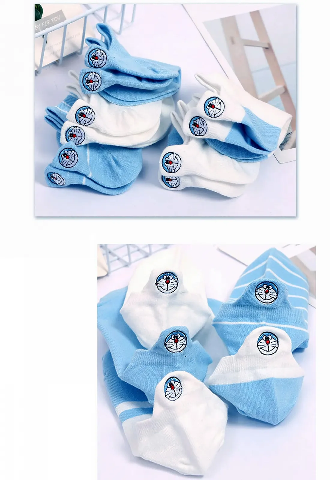 Набір шкарпеток жіночих бавовняних 5 пар One Size, фото №7 Набір шкарпеток жіночих бавовняних 5 пар One Size, фото №7