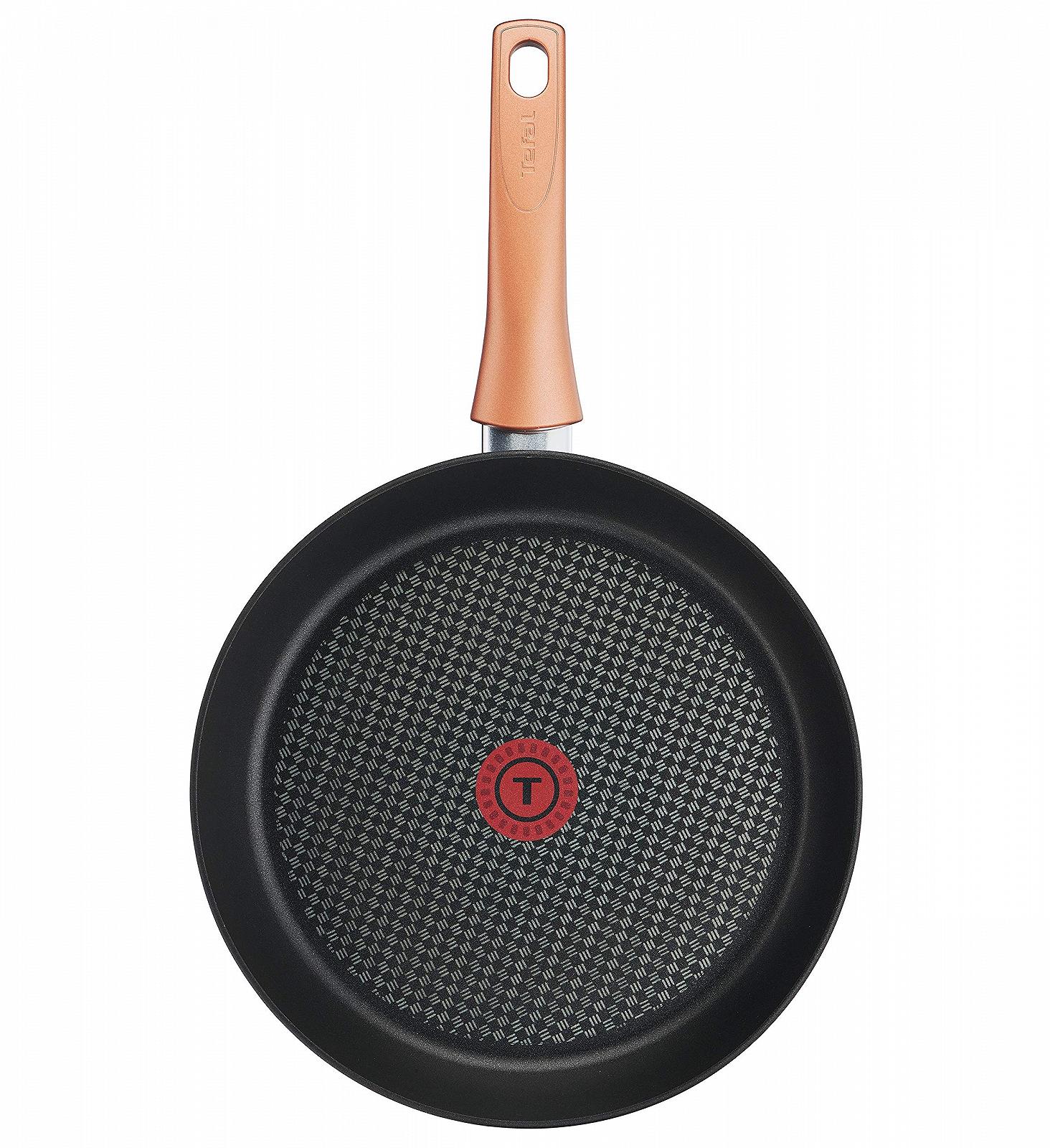 Сковорода Tefal Chef's Delight G11706 Антипригарне Покриття з Термо-Спотом 28 см Мідний Ефект, фото №2