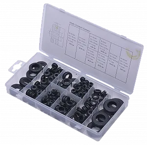 Набор проходных резиновых втулок SW-STAHL S8112 180 предметов - Фото 1