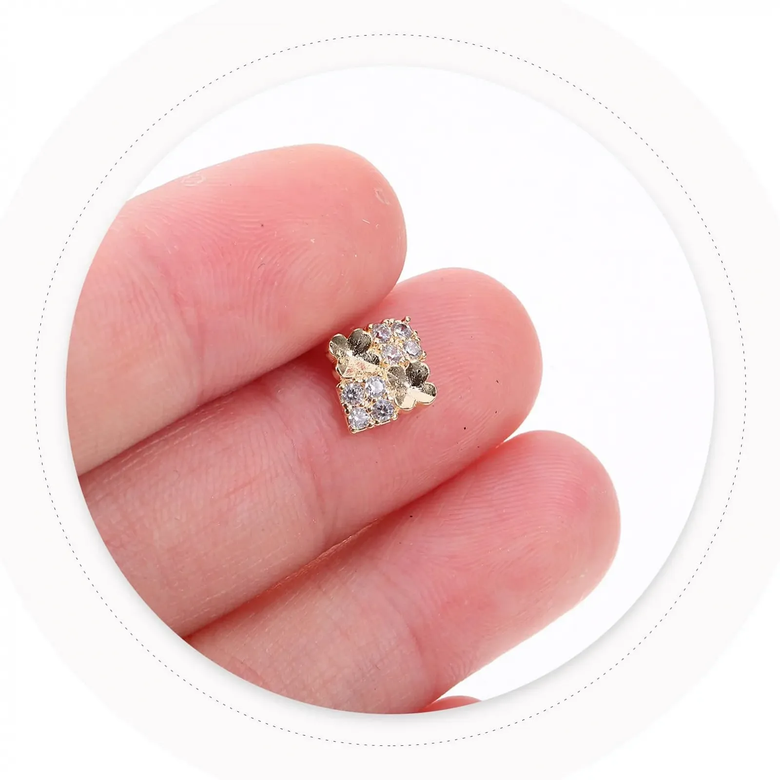 Прикраси Стрази NOLITOY 12 шт. Міні дорогоцінний камінь, фото №5