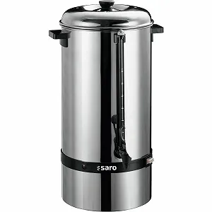 Кавомашина заливна SARO Saromica 6015 / 15 л (80-100 чашок) / 1.5 кВт / Функція підігріву / Срібляста - Фото 1