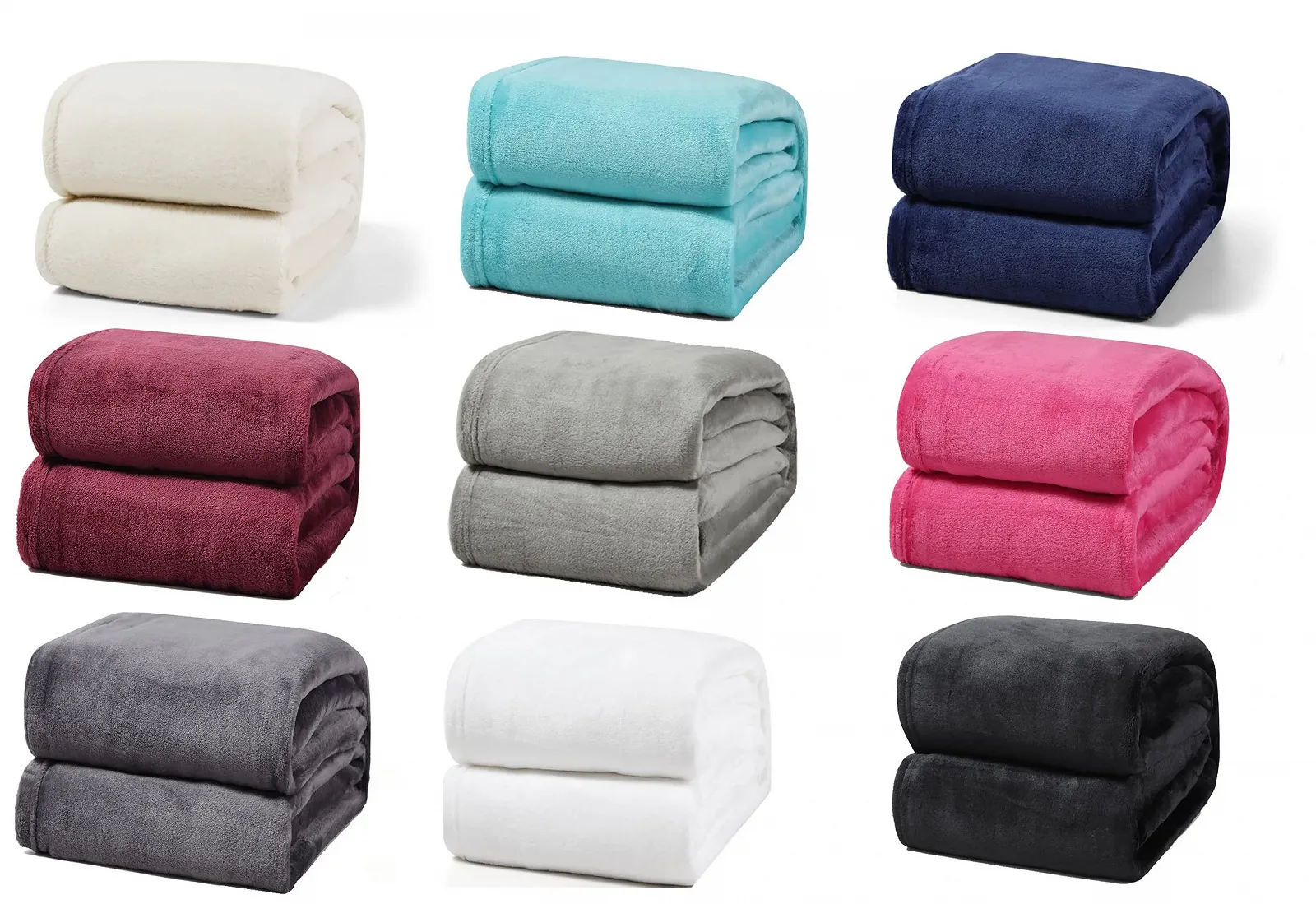 Покривало Leonado Vicenti М'яка Фланелева Флісова Тепла Вовняна Однотонна Три Розміри Дев'ять Кольорів, фото №1