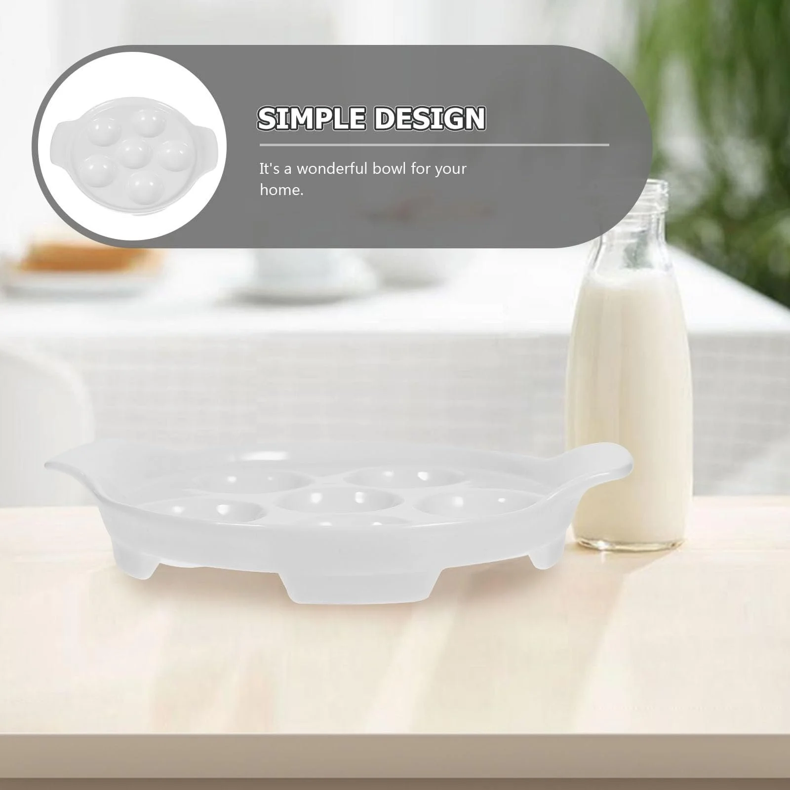 Форма для запікання равликів 4 шт. керамічна з подвійними ручками, фото №6 Форма для запікання равликів 4 шт. керамічна з подвійними ручками, фото №6