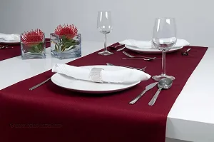 Ранер Lemos Home Cotton 45 x 150 см Винно-червона ціна на synthetic.ua - Фото 1 Ранер Lemos Home Cotton 45 x 150 см Винно-червона synthetic.ua - Фото 1
