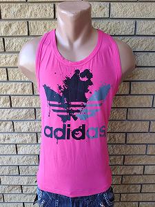 Футболка майка-борцовка мужская брендовая ADIDAS Турция - Фото 1