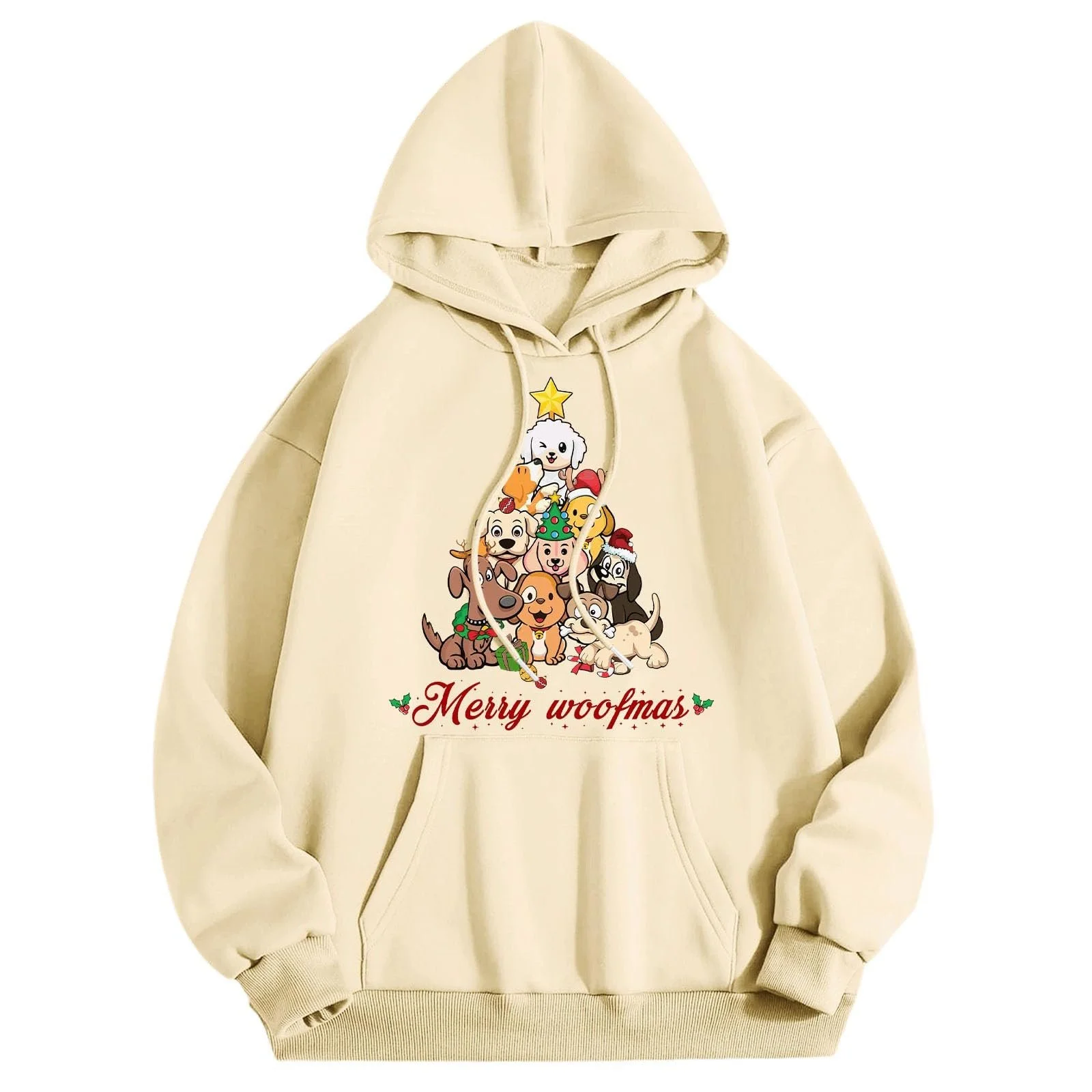 Худи Женское Оверсайз С Задним Принтом Классическая Повседневная Толстовка С Буквенным Принтом Буквенный Принт Пуловер Для Девочек-Подростков Зимняя Толстовка С Длинными Рукавами Уличная Одежда, фото №1