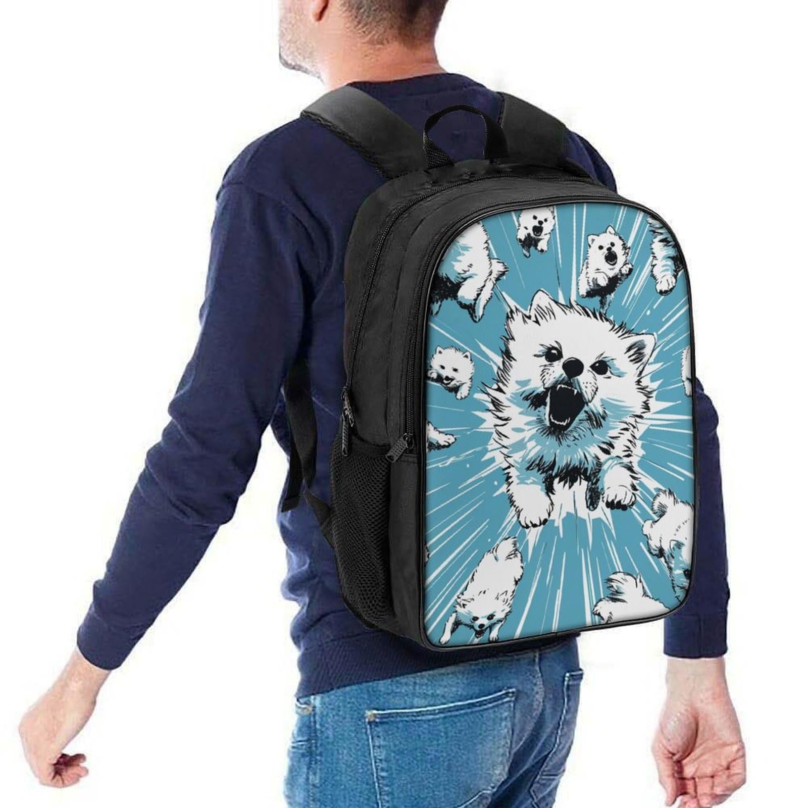 Рюкзак DPEOANEBN Samoyed 3D 40x28x16см, фото №5