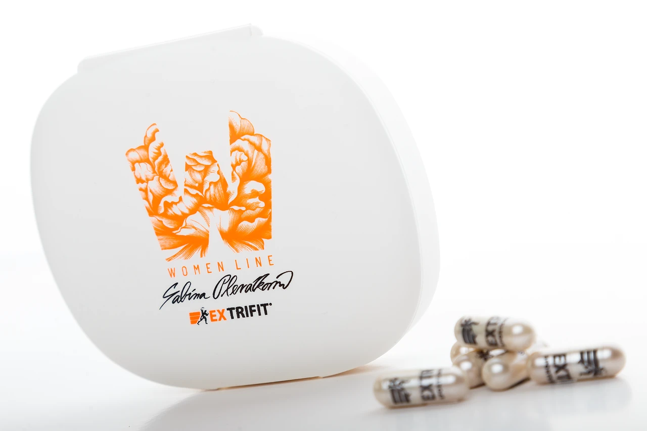 Таблетка Extrifit Pillbox Women Line White, фото №1
