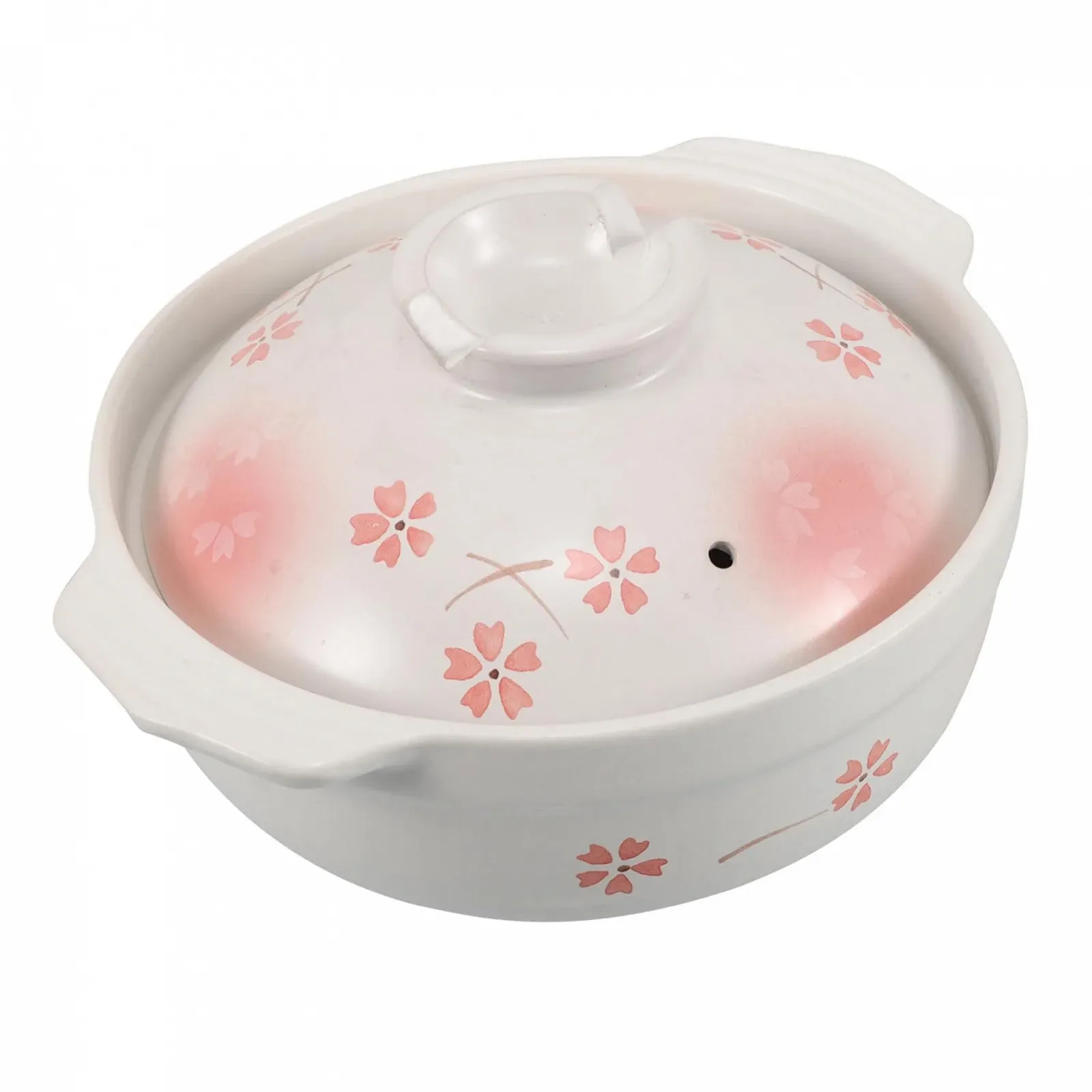 Кастрюля VALICLUD керамическая в японском стиле с крышкой термостойкая для медленного приготовления, фото №1