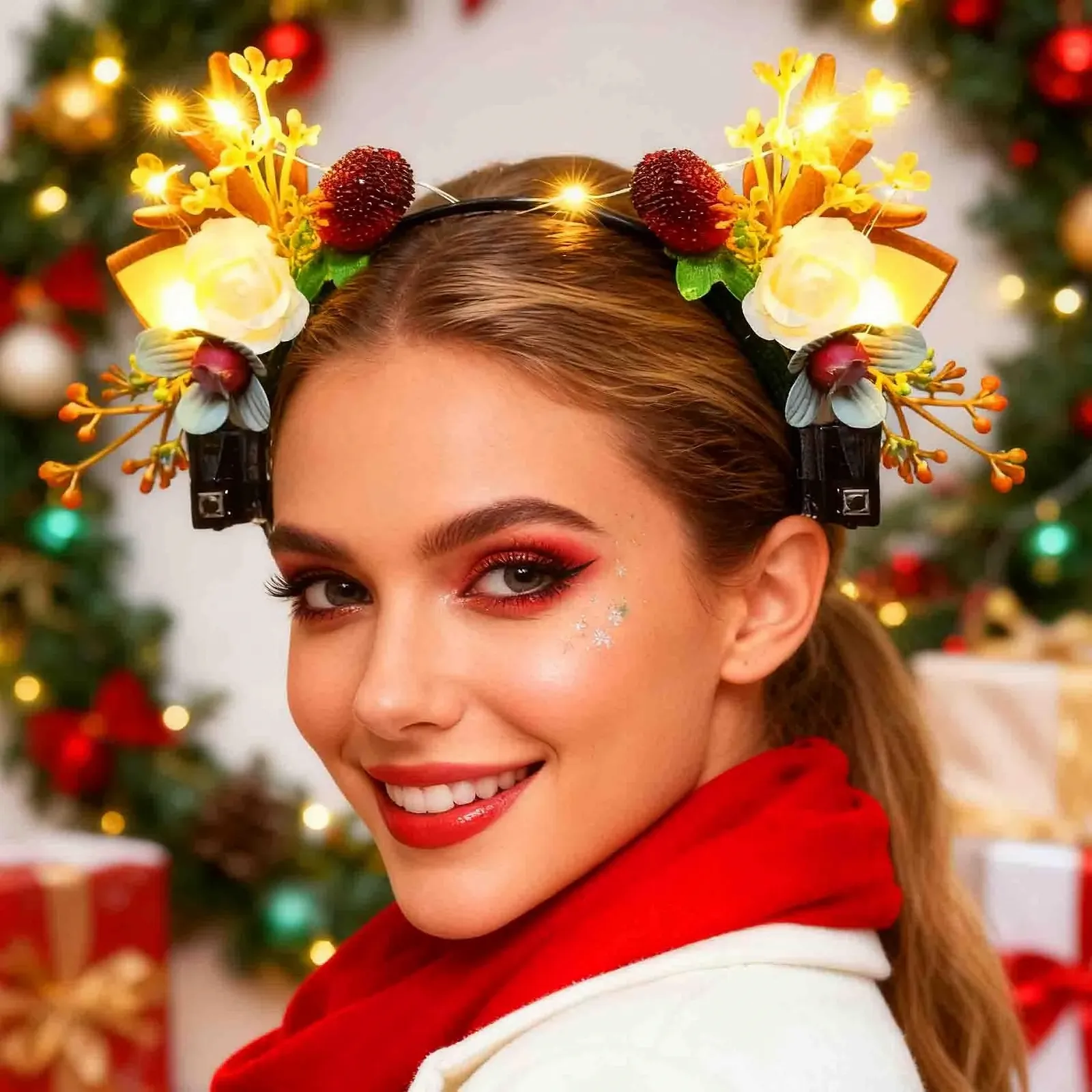 Різдвяний Обруч для Волосся, фото №1