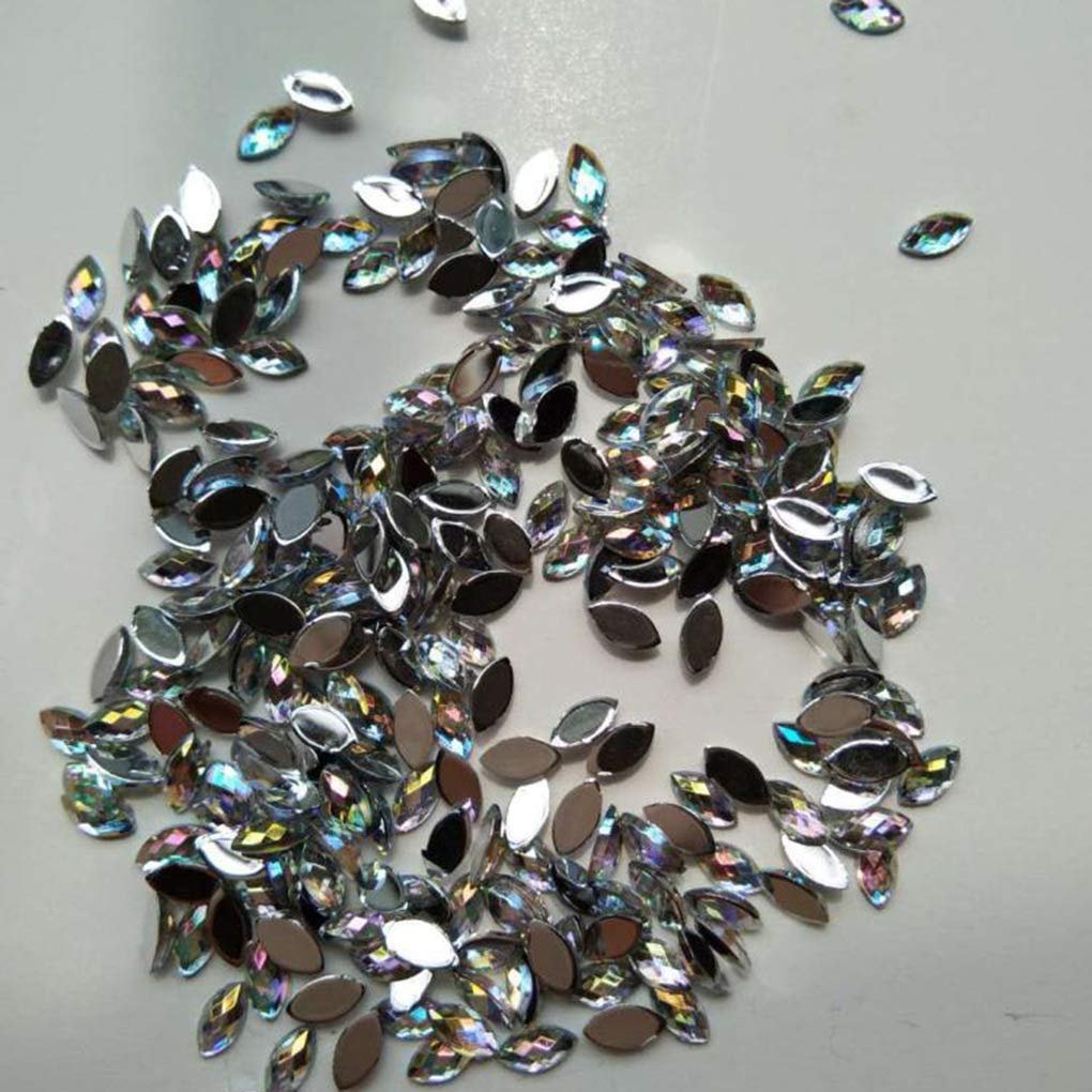 Колесо для декору нігтів Crystal, змішані розміри, блискучі намистини, фото №2