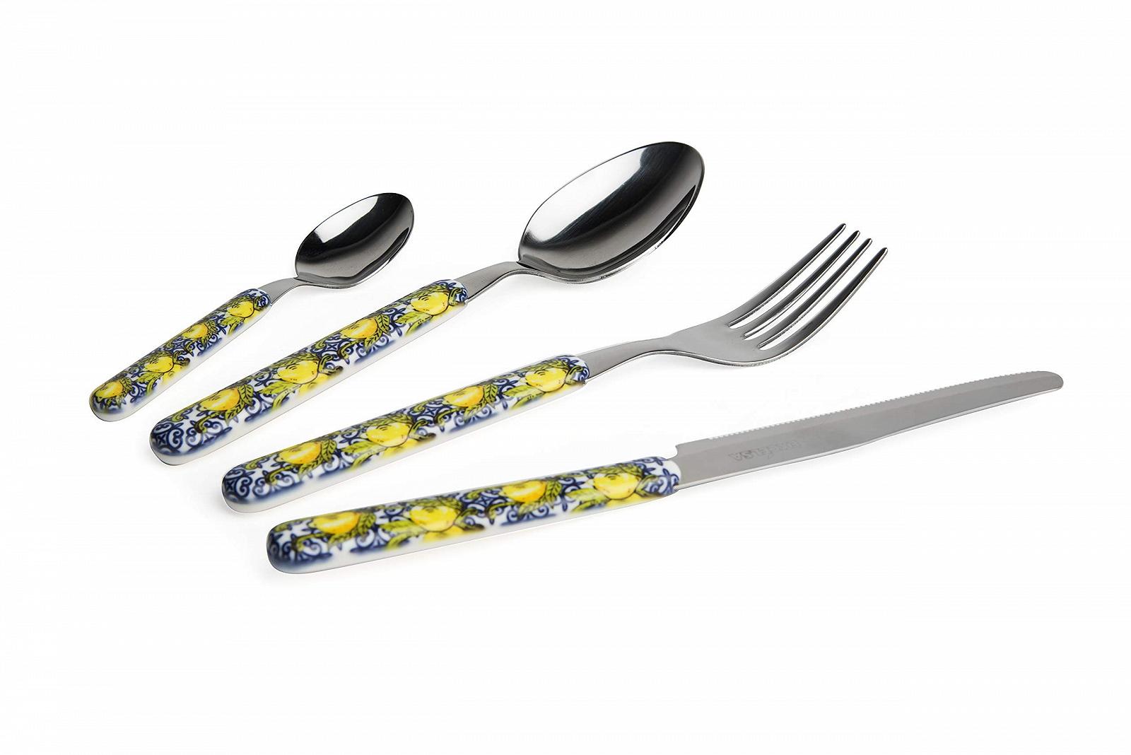 Набор столовых приборов Excelsa Amalfi 18/0 Нержавеющая сталь, фото №2 Набор столовых приборов Excelsa Amalfi 18/0 Нержавеющая сталь, фото №2