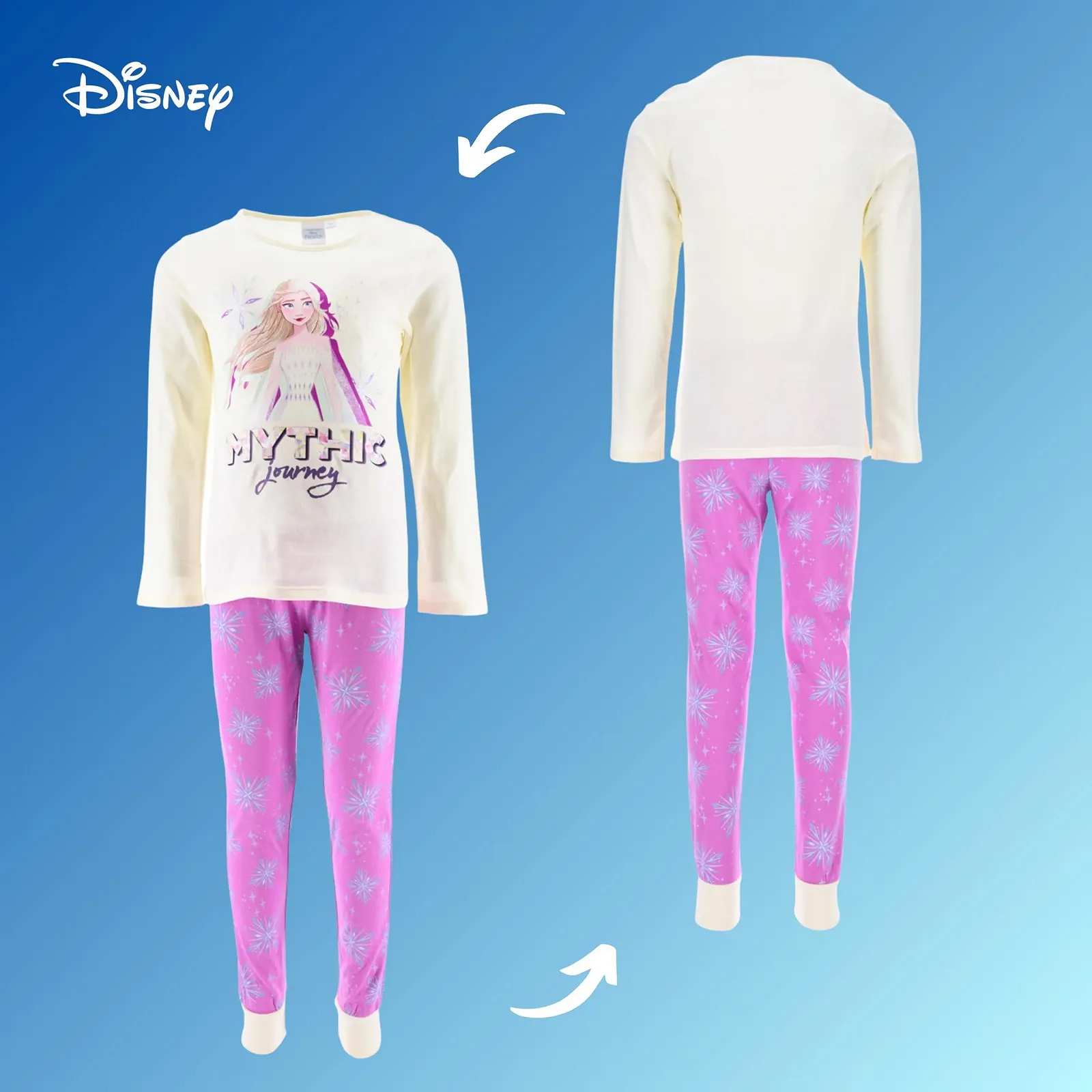 Піжама Disney Elsa Футболка та довгі штани Білий колір, фото №9
