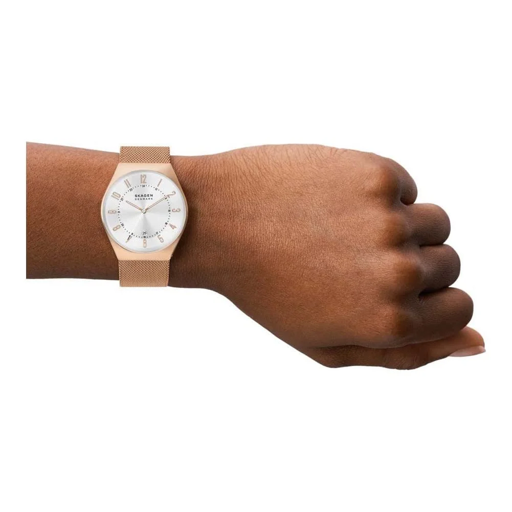 Часы Skagen Grenen Мужские Кварцевый Трехстрелочный Механизм Ремешок из нержавеющей стали или кожи, фото №4 Часы Skagen Grenen Мужские Кварцевый Трехстрелочный Механизм Ремешок из нержавеющей стали или кожи, фото №4