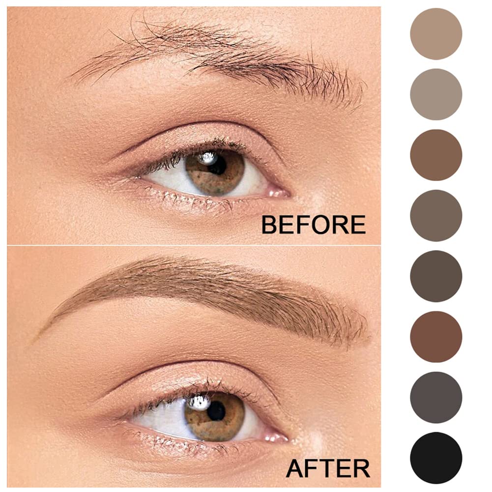Гель для брів Lucoss Eyebrow Pencil Eyebrow Gel 24 години водостійкий темно-коричневий/чорний/блонд/рудо-коричневий/сірий #02 холодний блонд, фото №5 Гель для брів Lucoss Eyebrow Pencil Eyebrow Gel 24 години водостійкий темно-коричневий/чорний/блонд/рудо-коричневий/сірий #02 холодний блонд, фото №5