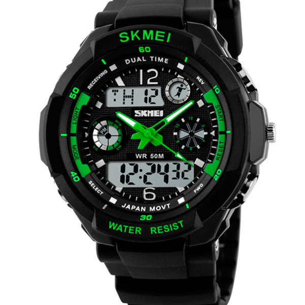 Годинник Skmei S-Shock Green 0931, фото №1